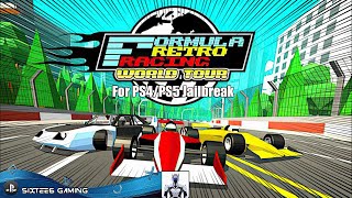 Playing Formula Retro Racing World Tour  Special Edition For PS4PS5 Jailbreak [upl. by Ymac]