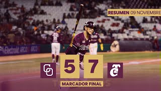 Yaquis vs Tomateros Serie 9  Juego 2 091124  RESUMEN [upl. by Varipapa]