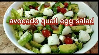 QUAIL EGGS VEGETABLE SALAD RECIPE  Homemade Lemon Mustard Dressings [upl. by Archambault]