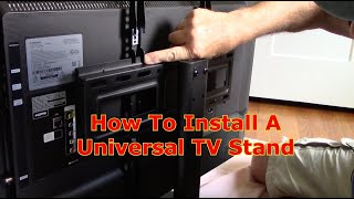 How To Assemble A Universal TV Stand [upl. by Sjoberg546]