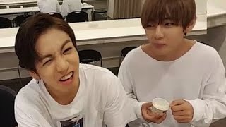 Eng sub BTS sing Karaoke and Goodnight Jungkook Taehyung [upl. by Isabella]