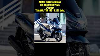 Motos mais vendidas em Agosto de 2024 motos [upl. by Suckow548]