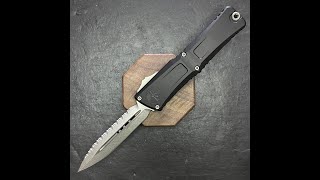 Microtech Combat Troodon Gen III OTF Stonewash Serrated M390MK [upl. by Haveman350]