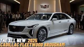 ITS BACK 2025 Cadillac Fleetwood Brougham Redesign  All Details Officially Confirmed [upl. by Maclaine700]