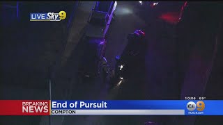 LASD Searching For Pursuit Suspect In Compton [upl. by Airemat]