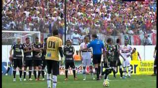 São Paulo 2x1 Corinthians  2011  Paulista 2011 1ª Fase  Rogério Ceni 100 gols [upl. by Gnuh]