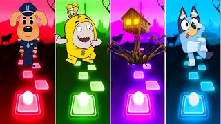 Sheriff Labrador 🆚 Oddbods Bubbles 🆚 Spider House Head 🆚 Bluey Bingo 🎶 Who Is Best [upl. by Kenyon]