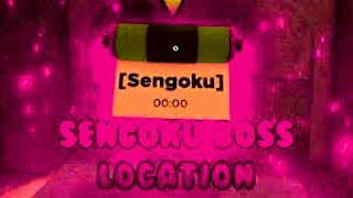 Shindo Life NEW SENGOKU BOSS LOCATION How To GetUnlock SENGOKU FORM 3 NEW BOSS LOCATION [upl. by Gnart]