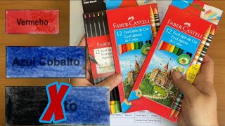 Testando e comparando Lápis de cor da Faber Castell [upl. by Suirtemed]