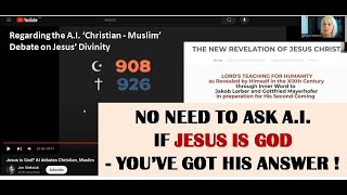 IS JESUS GOD An Answer to the AI Christian  Muslim Debate [upl. by Ransome]