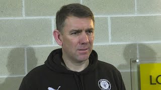 Dave Challinor PostMatch Interview  Morecambe FC [upl. by Pompea]