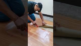 PVC Flooring Mat for Home  PVC Vinyl Flooring Sheet Installation  How to Install PVC Vinyl Floor [upl. by Raddatz]