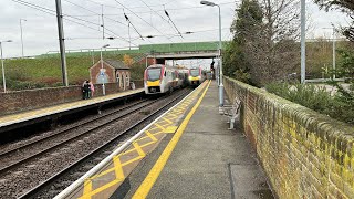 Greater Anglia Trains at Stowmarket on December 3rd 2022 [upl. by Ahtanaram454]