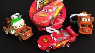 More Cars Hallmark Christmas Ornaments Mater and Lightning McQueen Holiday Edition Disney Pixar [upl. by Jann521]