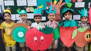 Fruits day celebration at school 🏫  benefits of fruits  Vinayaka public school 🏫 [upl. by Lynnea]