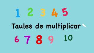 ✅Taules de multiplicar del 0 al 10  FÀCIL català [upl. by Jemma]