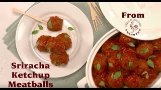 Sriracha Ketchup Meatballs Foodservice Recipe [upl. by Mide398]