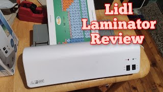 LIDl Laminator Review  Test  United Office [upl. by Irmine]