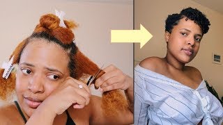 MY BIG CHOP 3C4A HAIR 2019 Starting My New Natural Hair Journey Again [upl. by Nevaj]