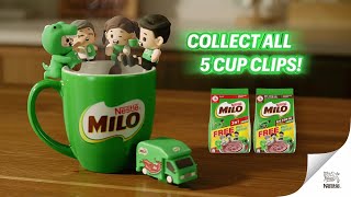 Make Your MILO with MILO Cup Clips  Collect all 5 today [upl. by Manas850]