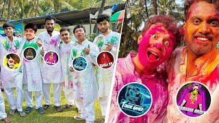 Holi Vlog Free Fire Shoot With All Youtubers Gone Wrong Free Fire Holi Shoot 😱 [upl. by Baptlsta459]