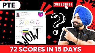 PTE 72 scores in 15 days how  how to get 70  score in 2024 best review  Gurwinder sir [upl. by Min]