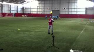 Yacouba Sylla ball juggling at Aston Villa training ground [upl. by Taub]