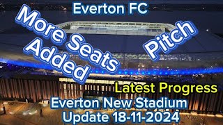 Everton FC New Stadium At Bramley Moore Dock Update 18112024 [upl. by Moraj808]