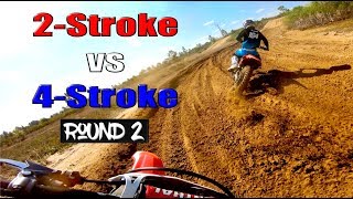 125 TwoStroke vs 450 FourStroke Round 2 [upl. by Blunt]