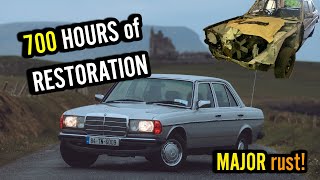 Mercedes W123 RESTORATION LoFi [upl. by Odelia501]