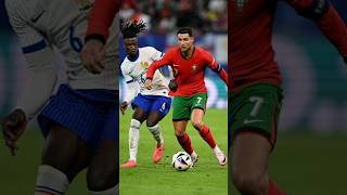 Cristiano Ronaldo amazing skills vs France 😱🔥 Euro2024 Nutmeg  دریبل رونالدو در بازی فرانسه [upl. by Ardisi]