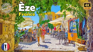 🇫🇷 ÈZE Walking Tour  Côte dAzur French RIviera Most Beautiful Medieval Village of France 4k60fps [upl. by Nnednarb]