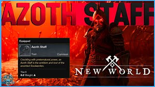 New World Lvl 1620 Gameplay Highlights amp How to get Azoth Staff Guide [upl. by Meares]