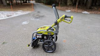 Ryobi Pressure Washer Setup and review  RY803325 3300 PSI [upl. by Akcirred403]