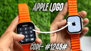 T900 ultra smart watch apple logo kaise lagaye  T900 ultra smart watch apple logo code  T900 Apple [upl. by Calan]