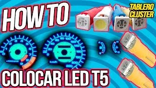 HowTo  Colocar Led t5 en tablero o consola [upl. by Drarehs]