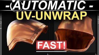 Substance Painter  Auto UVUnwrap Anything IN 60 Seconds [upl. by Wilbert]