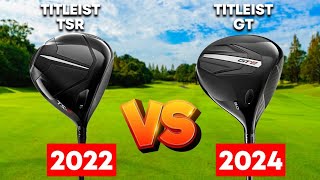 Titleist GT2 vs TSR Driver  Old vs NEW [upl. by Fotina]