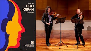 VIOLINSKI DUO KRPAN  Anđelko i Martin Krpan violina [upl. by Yelsgnik]