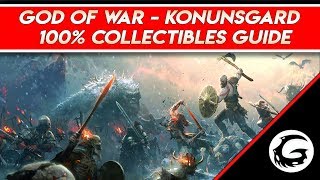 God of War  100 Collectibles Konunsgard Guide Full Commentary  Gaming Instincts [upl. by Christabella]