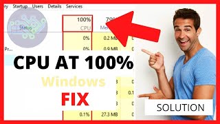 How to FIX CPU at 100 PERCENT Windows 10  System interrupts high CPU usage PC shuts down amp programs [upl. by Mackler306]