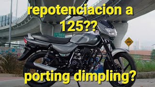 Repotenciación y preparación de boxer ct 125 porting dimpling [upl. by Eninaj]