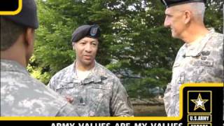 US Army Europe Command Sergeant Major Talks Army Values [upl. by Stultz312]