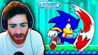 Epic Combat Moves in This 2D Sonic Fan Game [upl. by Kcirdot]