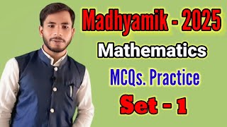 Madhyamik 2025 Math Suggestions  Maths MCQs Set 1 madhyamikmathsuggestion2025 madhyamik2025 [upl. by Hayidan]