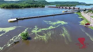 July 3rd 2024 Flooding Winona MN to La Crosse WI 4k [upl. by Toille551]