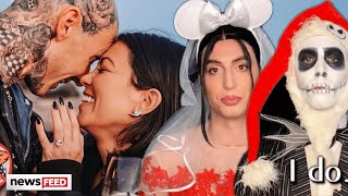 Kourtney Kardashian amp Travis Barker REACT To Wedding Fan Prediction [upl. by Arther133]