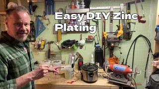 Easy DIY Zinc Electroplating  no kit required [upl. by Lipscomb]