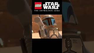 Jango Fett Death The Complete Saga vs The Clone Wars vs The Skywalker Saga legostarwars shorts [upl. by Langill]