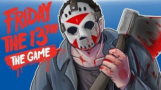 Friday The 13th Beta  JASON IS HERE My own tombstone ingame [upl. by Atirec]